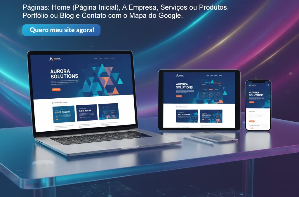 Site Institucional de 5 Páginas